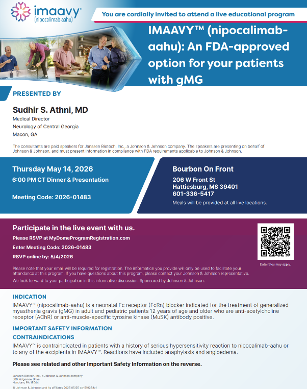 Hattiesburg: J&J Sponsored Speaker Program